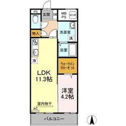 アヴニールの物件間取画像